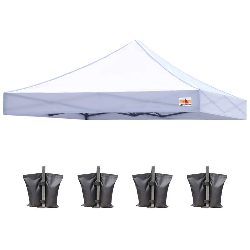ABCCANOPY Replacement Canopy Top for Pop Up Canopy Tent (10x10, White) - Image 1